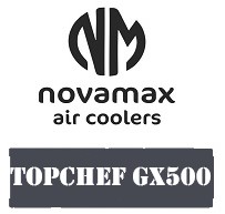 NOVAMAX TOPCHEF GX500 WITH DEVICE OF NM logo