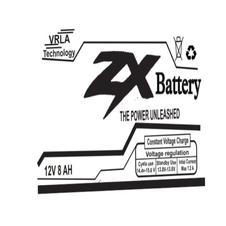 ZX BATTERY logo