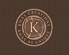 KHAS CREATIONS WITH THE DEVICE OF K logo
