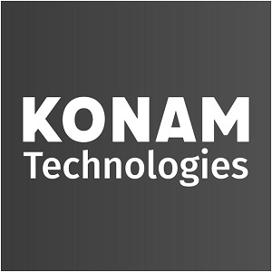 Konam Technologies (With Device) logo