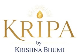 KRIPA by KRISHNA BHUMI and device logo