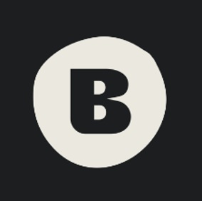 B logo
